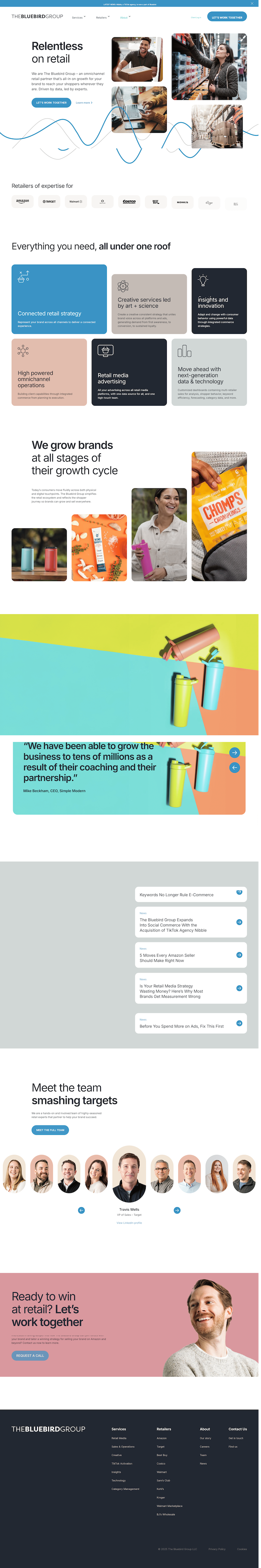 The Bluebird Group Website